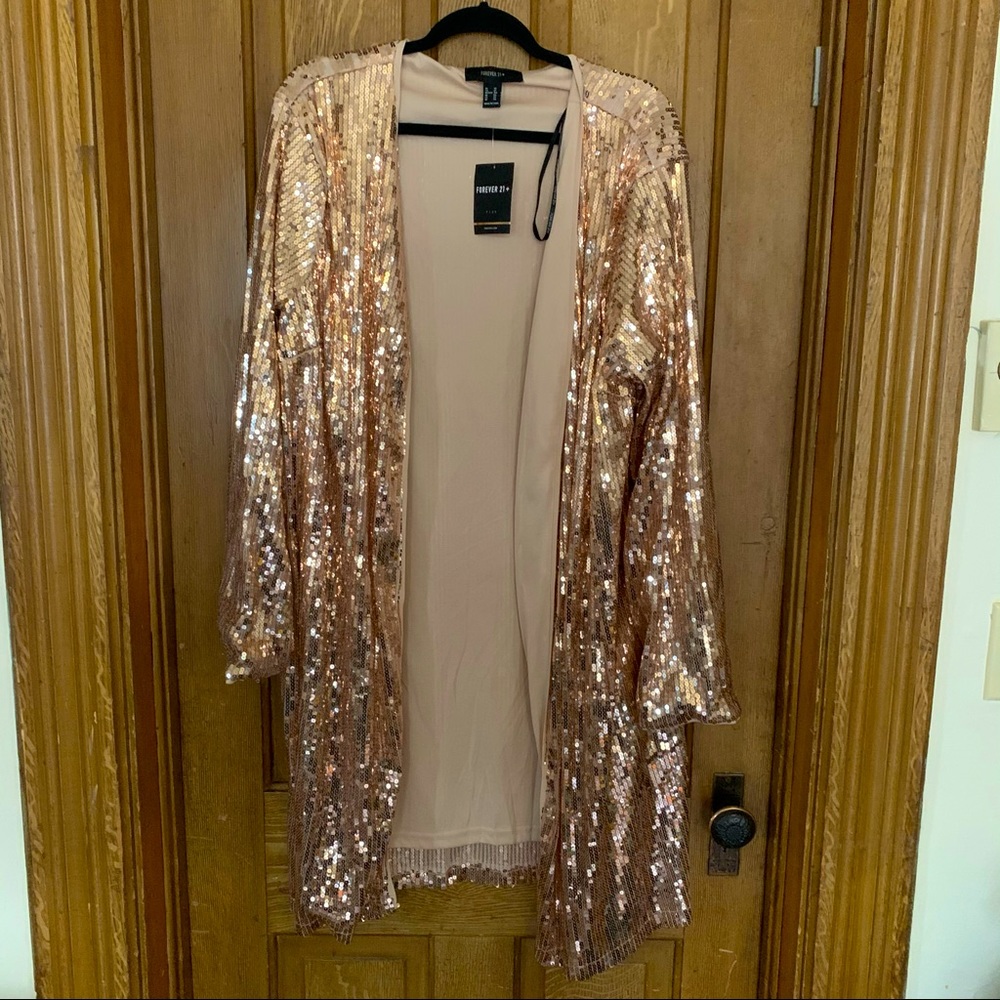NWT Sequined Cardigan